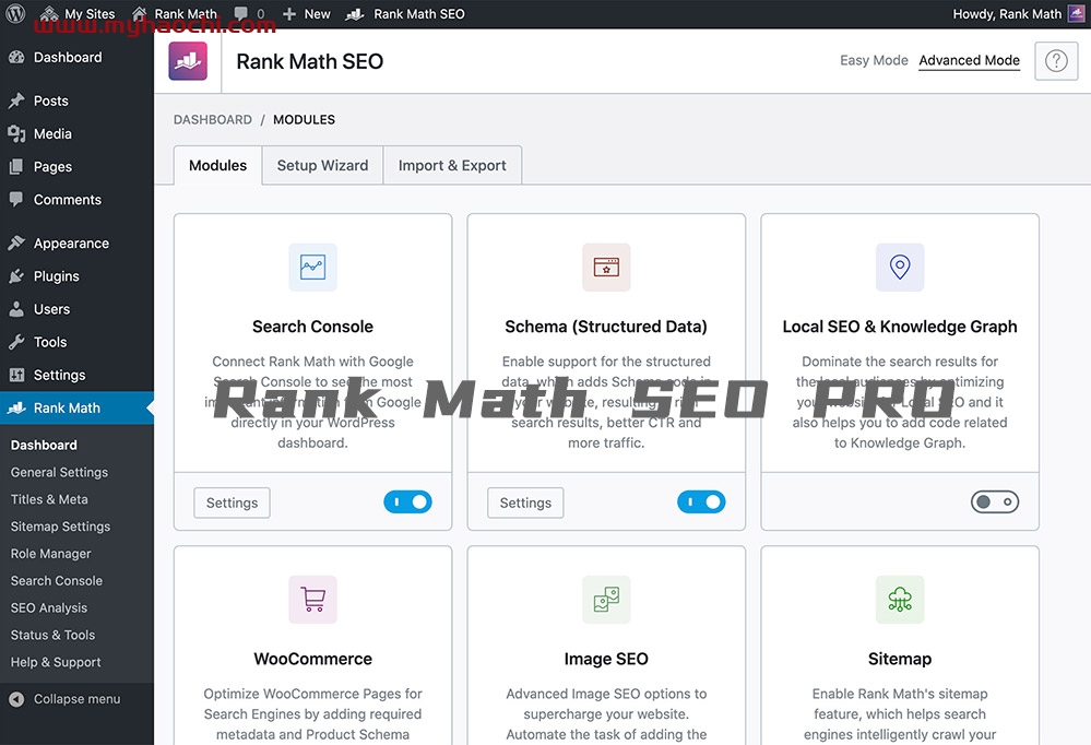 WordPress SEO插件：Rank Math SEO PRO v3.0.1 – 已激活汉化版